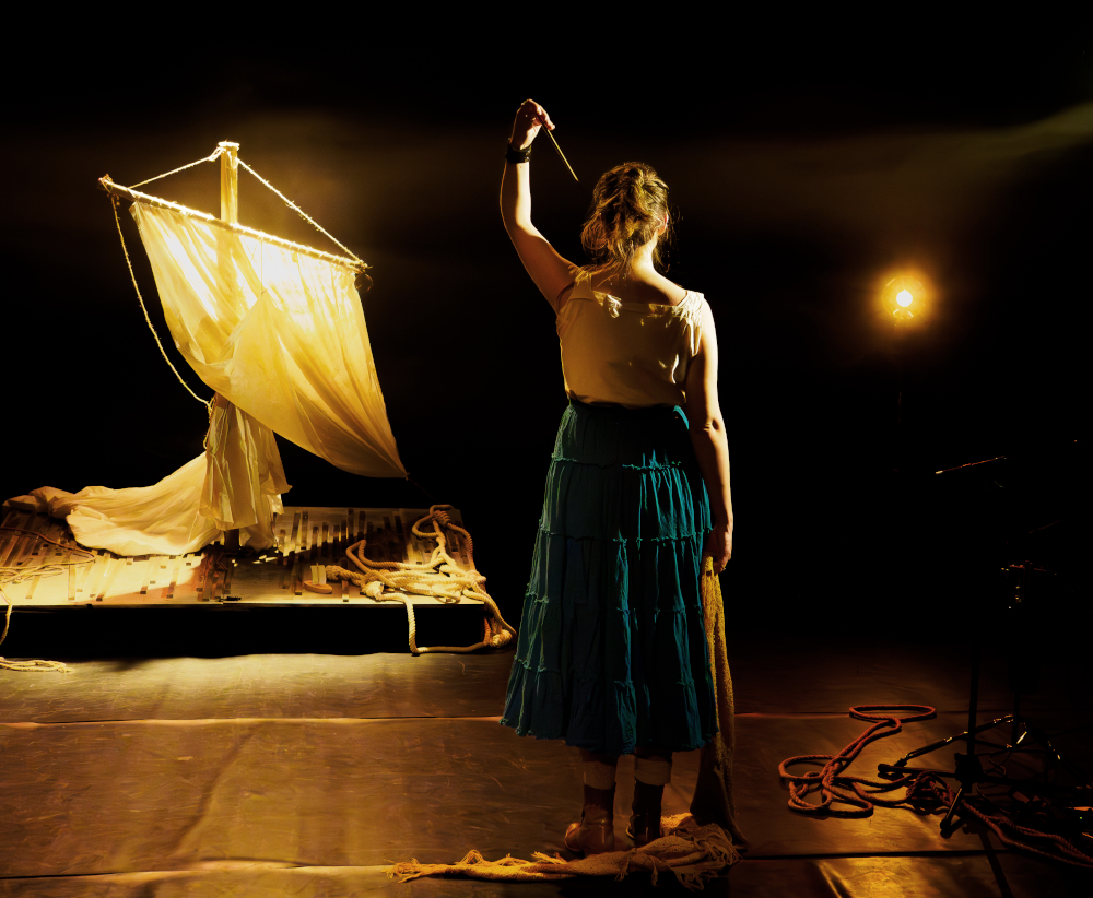 Collectif du libre acteur - Mattéa - Création lumière de Jérôme Baudouin, créateur lumière en danse, théâtre et spectacle vivant.